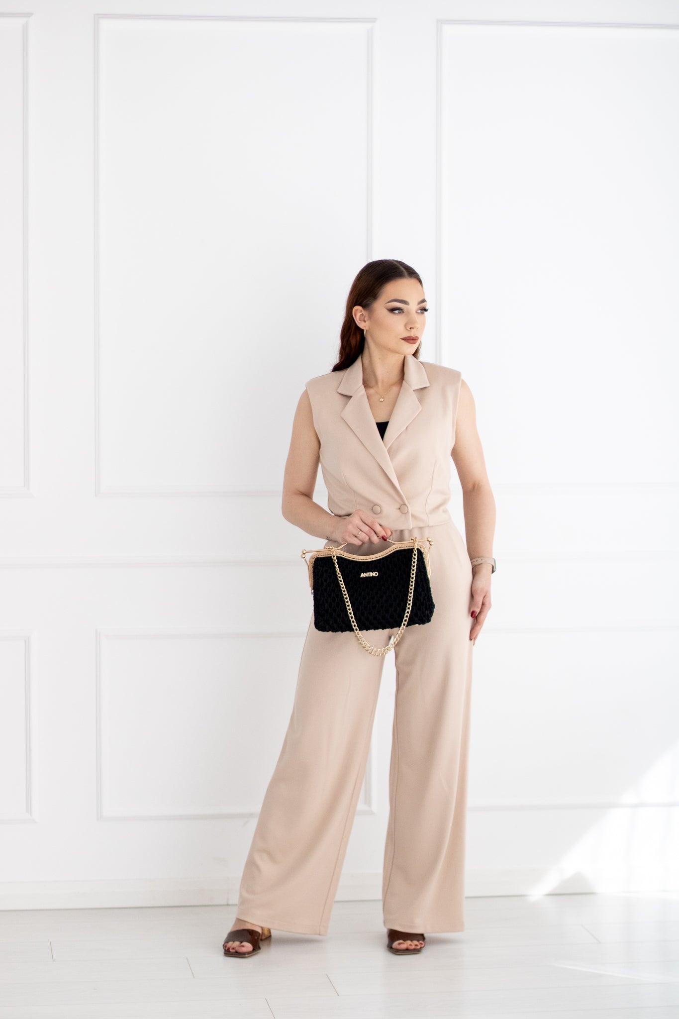 Torebka z ozdobnym biglem